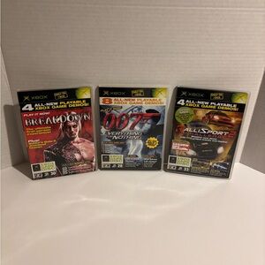 XBOX Magazine Demo Discs - Disc 28, 30 and 33.